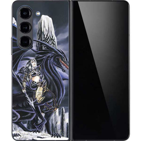 Dead of Winter Dragon and Warriors by Ruth Thompson Galaxy Z Fold5 5G Skin